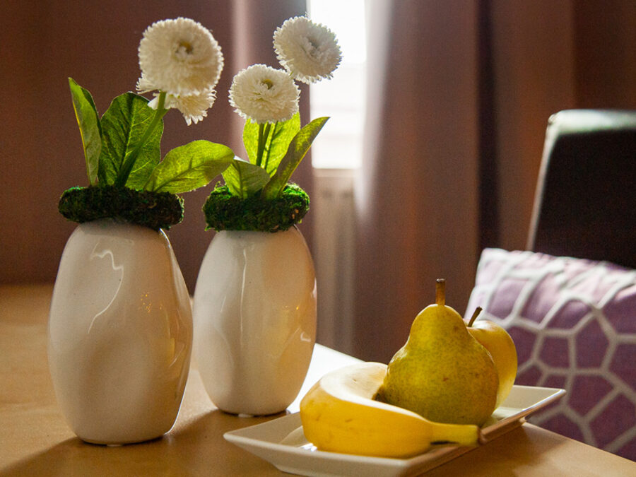 Liebevoll angerichtetes Frühstück im Hotel König